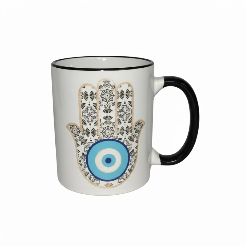 ماگ سرامیکی مدل چشم و نظر کد 20