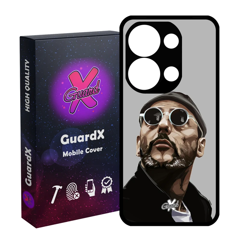 کاور گارد ایکس طرح Leon مدل Glass10108 مناسب برای گوشی موبایل شیائومی Redmi Note 13 Pro 4G / Poco M6 Pro 4G
