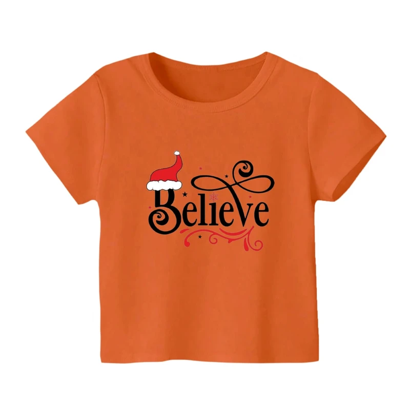 تی شرت آستین کوتاه بچگانه مدل نوشته کریسمس کد 1