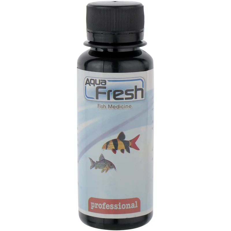 محلول ضد انگل آکواریوم مدل Aqua fresh حجم 100 میلی لیتر