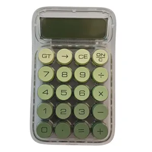 ماشین حساب مدل شیشه ای پاستلی