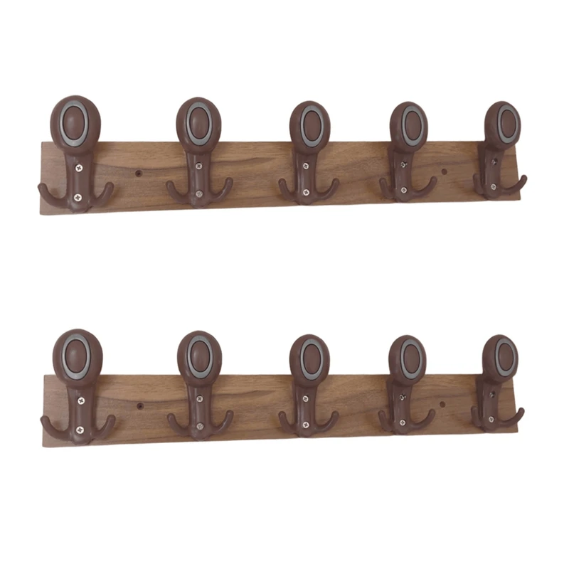 آویز لباس مدل دیواری بهساز پنج شاخه بسته دو عددی