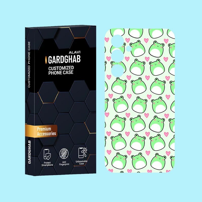 کاور گارد قاب علوی مدل پترن فانتزی مناسب برای گوشی موبایل سامسونگ Galaxy A55