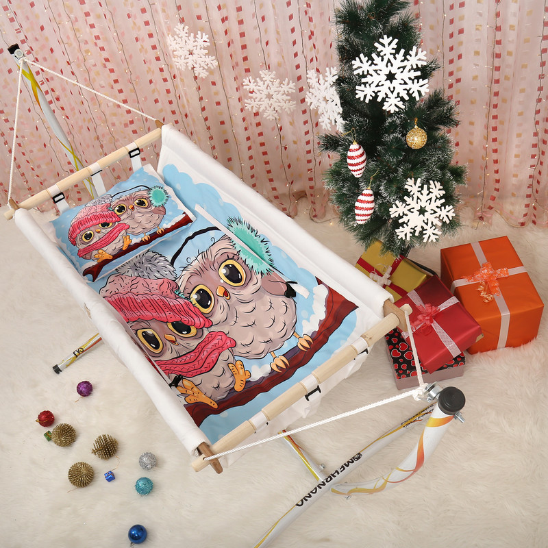 گهواره سنتی نوزاد ننومهر مدل تاشو