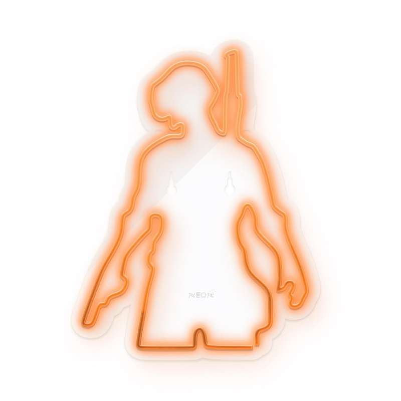 چراغ دیواری نئون دیزاین طرح Pubg-GL_ORG