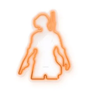 چراغ دیواری نئون دیزاین طرح Pubg-GL_ORG