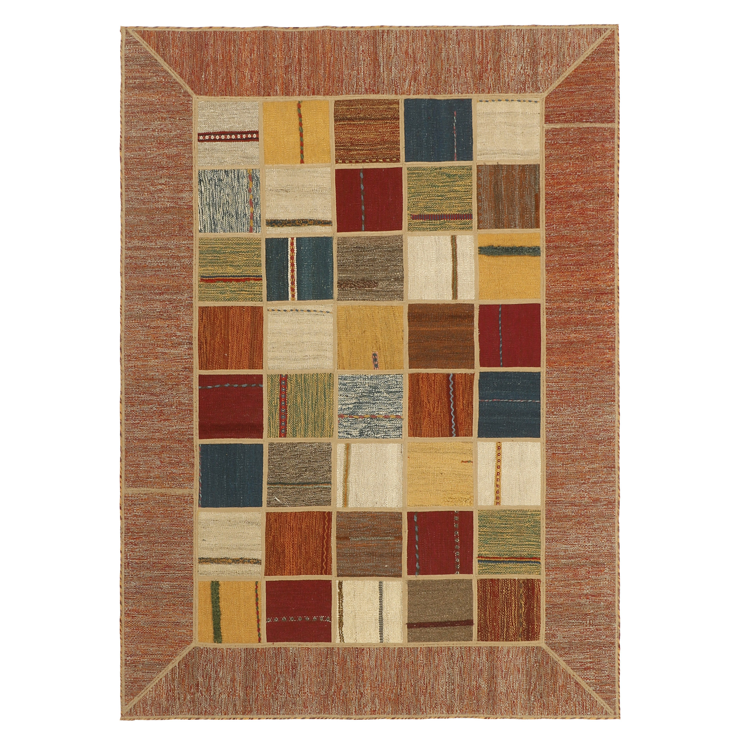 کلاژ گلیم دستبافت سه متری مدل p12 کد 538638