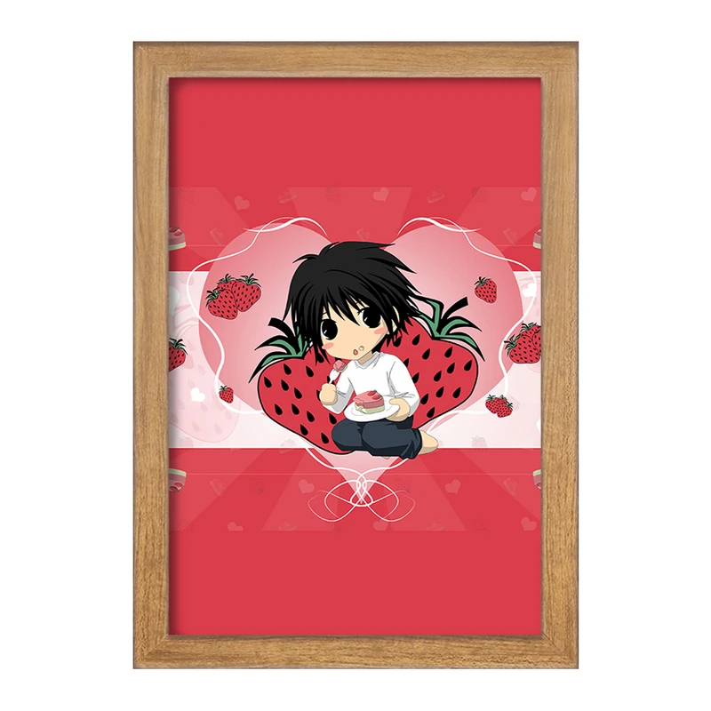 تابلو خندالو مدل ال لاولیت انیمه دفترچه مرگ Death Note  کد 11326