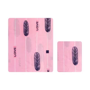 سرویس ملحفه آدنو مدل عشق کد IR111 یک نفره 2تکه