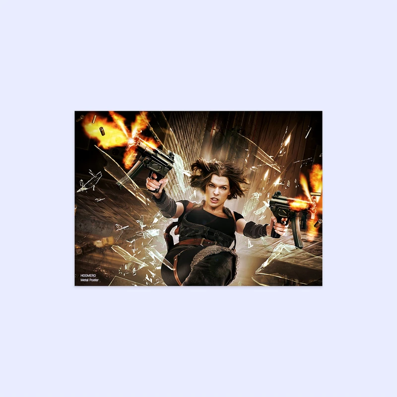 پوستر هومرو مدل فلزی طرح رزیدنت اویل کد PS715