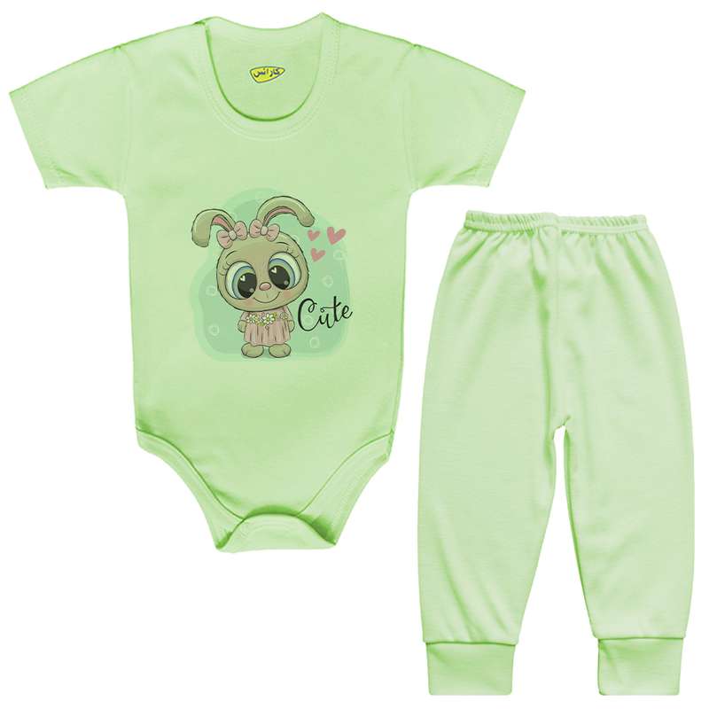 ست بادی و شلوار نوزادی کارانس مدل BSTG-3138