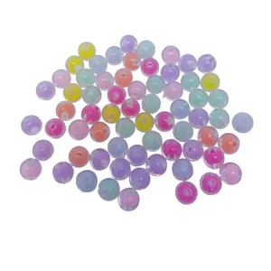 مهره دستبند مدل گرد شیشه ای بسته 50 عددی