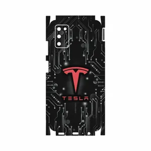 MAHOOT TESLA-FullSkin Cover Sticker for Samsung Galaxy A03S