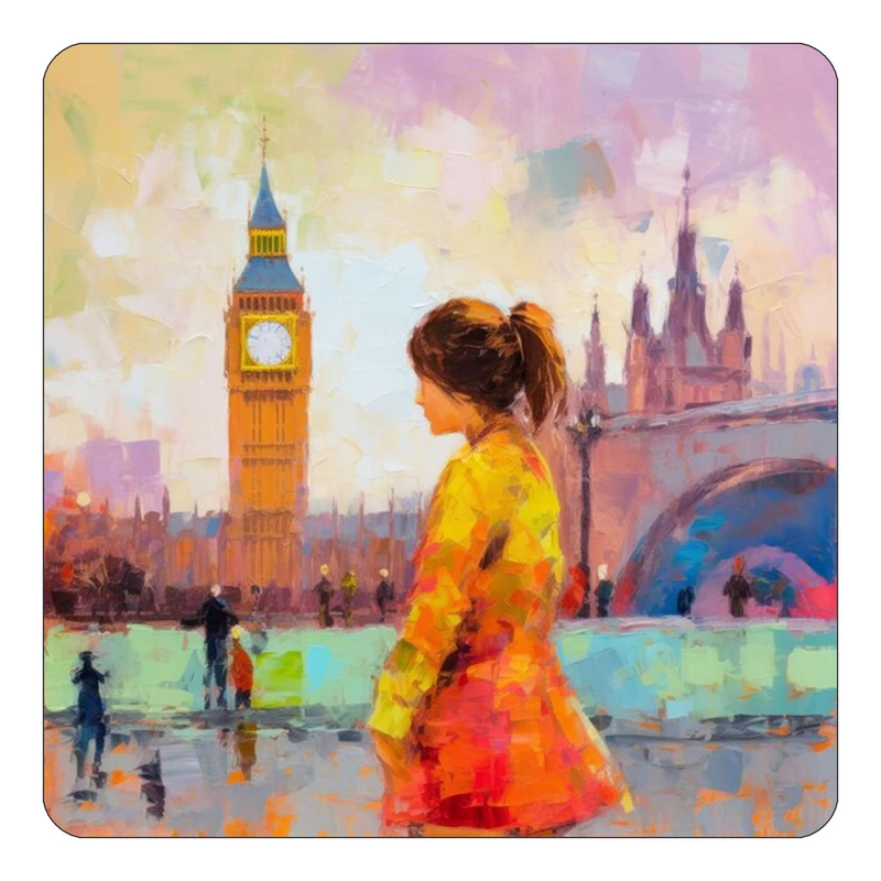 مگنت کاکتی طرح نقاشی رنگ روغن مدل mp73805