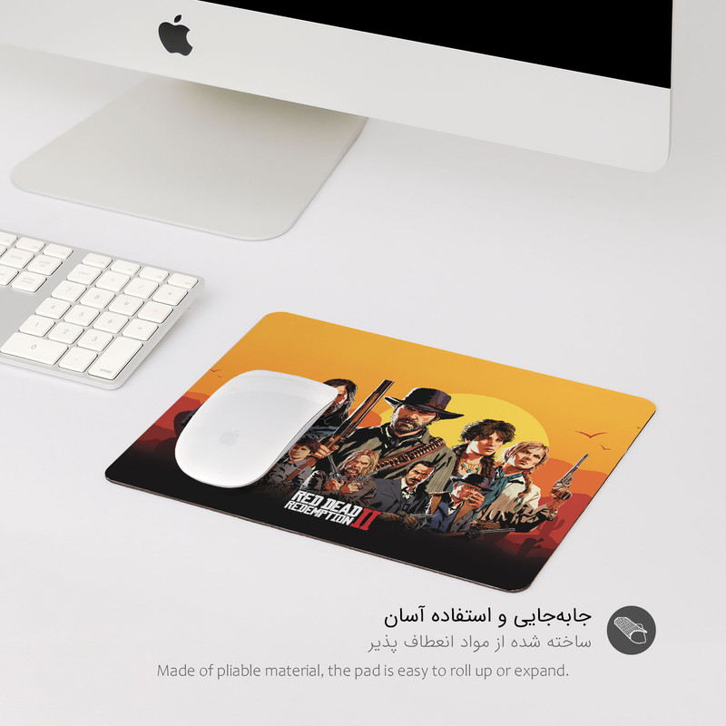 ماوس پد پیکسل میکسل مدل RED DEAD REDEMPTION2 کد GARD03 1