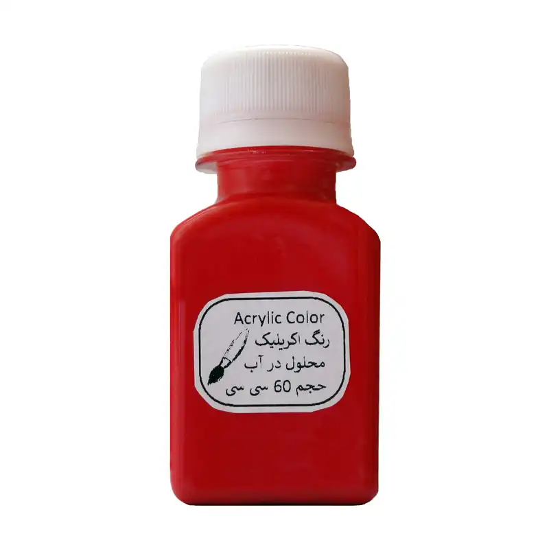 رنگ اکریلیک کد 4 حجم ۶۰ میلی لیتر بسته 8 عددی