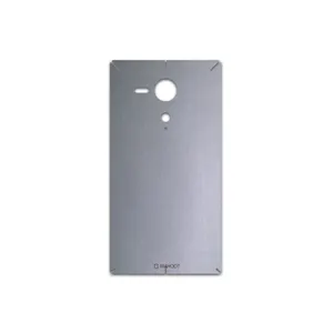 MAHOOT Matte-Silver Cover Sticker for Sony Xperia SP