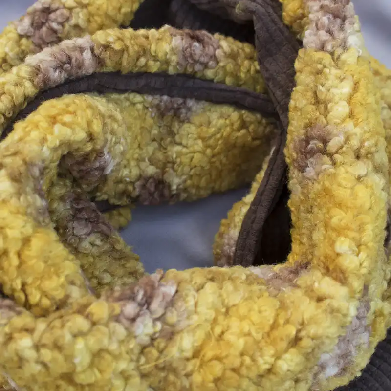 شال گردن زنانه مدل تدی چهارخانه