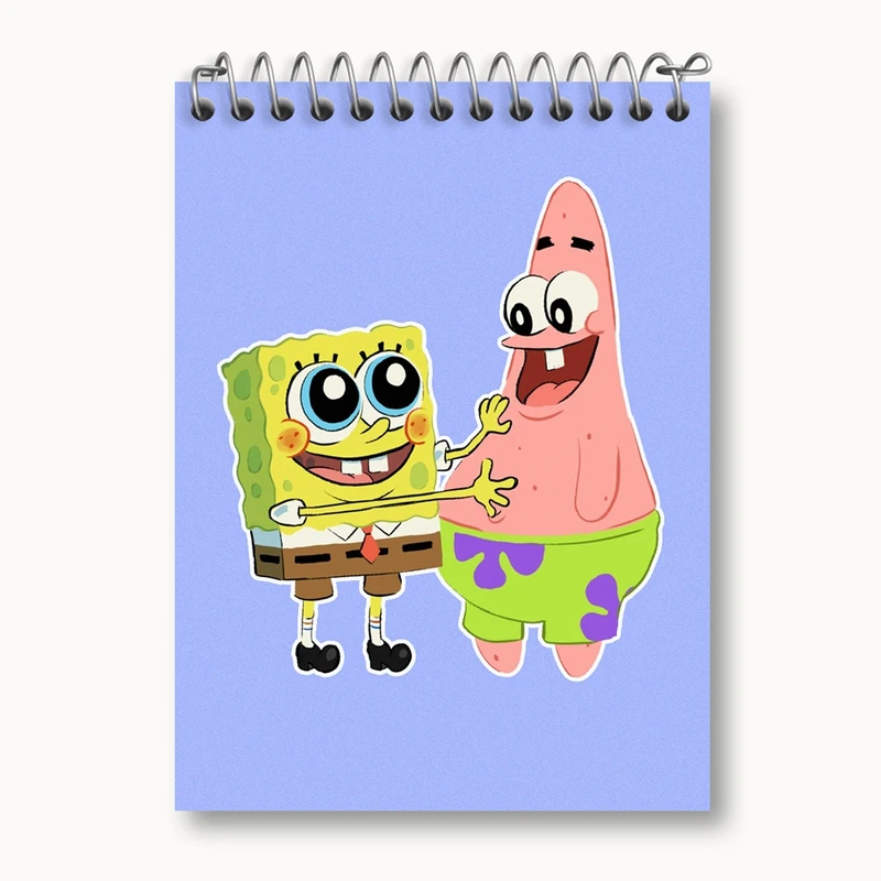 دفتر یادداشت 50 برگ خندالو مدل باب اسفنجی و پاتریک کد 24708