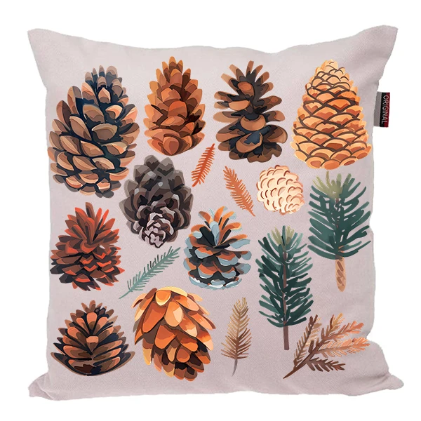 کوسن پاد آفرین مدل پاییز طرح کاج کد PK30209