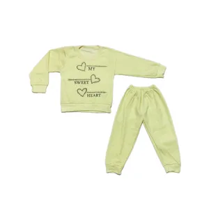 ست سویشرت و شلوار دخترانه مدل قلبی