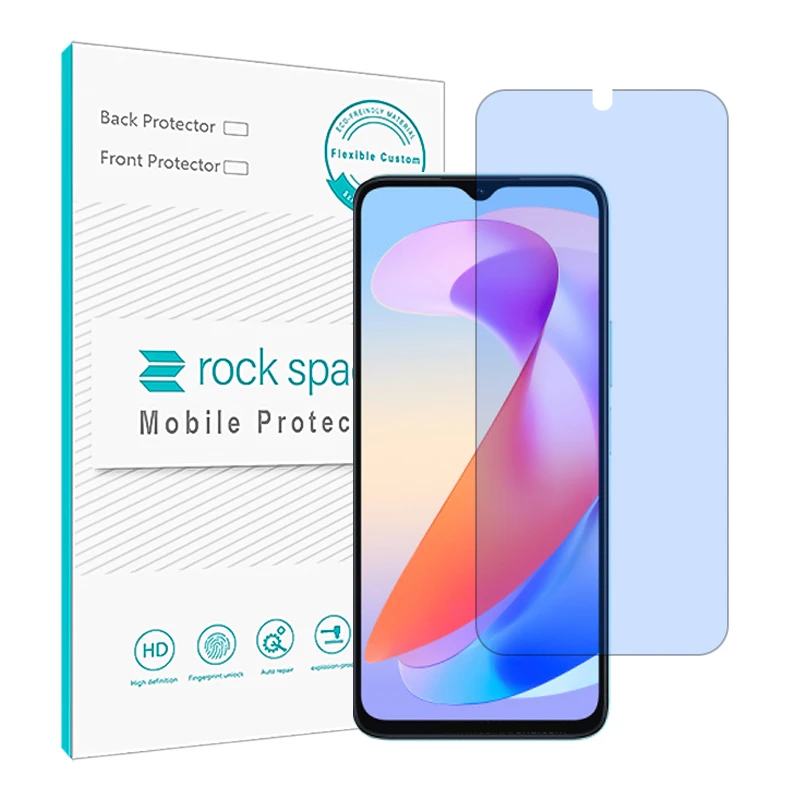 محافظ صفحه نمایش ضد اشعه آبی راک اسپیس مدل HyBLU مناسب برای گوشی موبایل آنر X6a