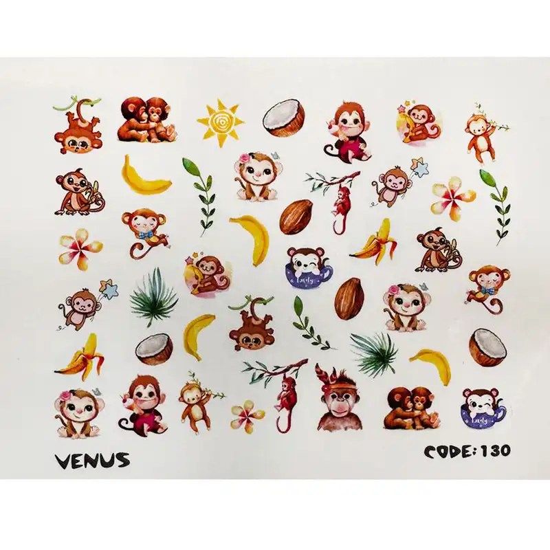 برچسب لنز ناخن کد 130