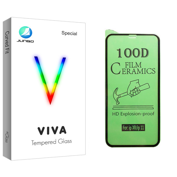 محافظ صفحه نمایش سرامیکی جانبو مدل Viva Glass مناسب برای گوشی موبایل اپل iPhone 11