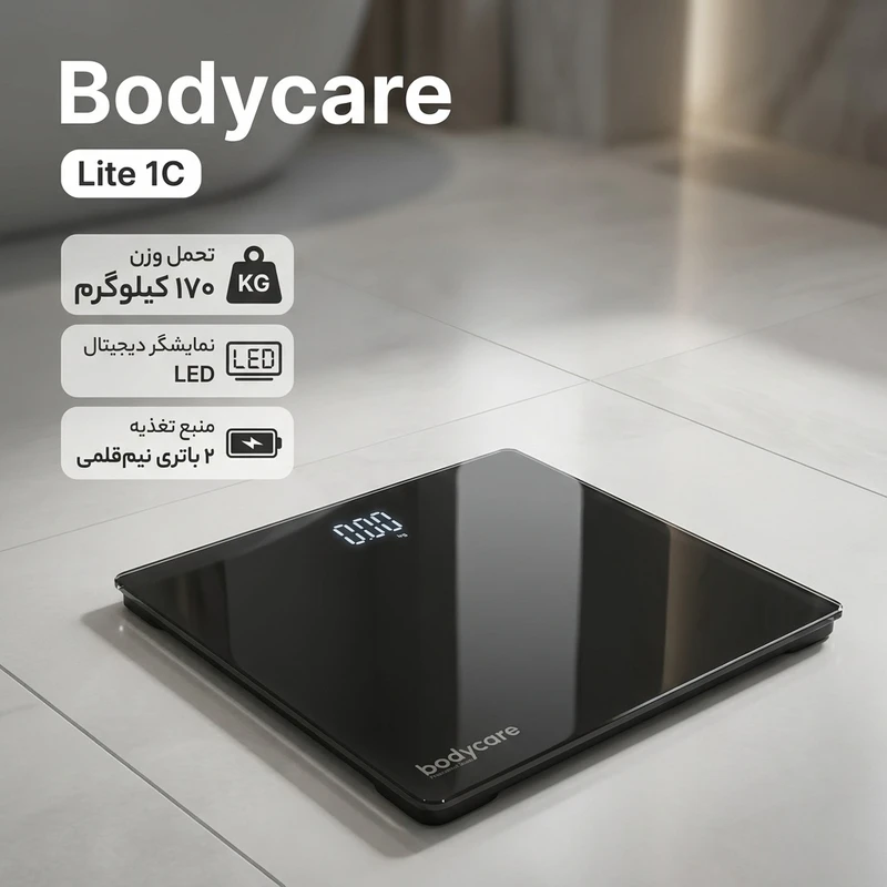 عکس شماره 2 : ترازو دیجیتال بادی کر مدل lite 1c