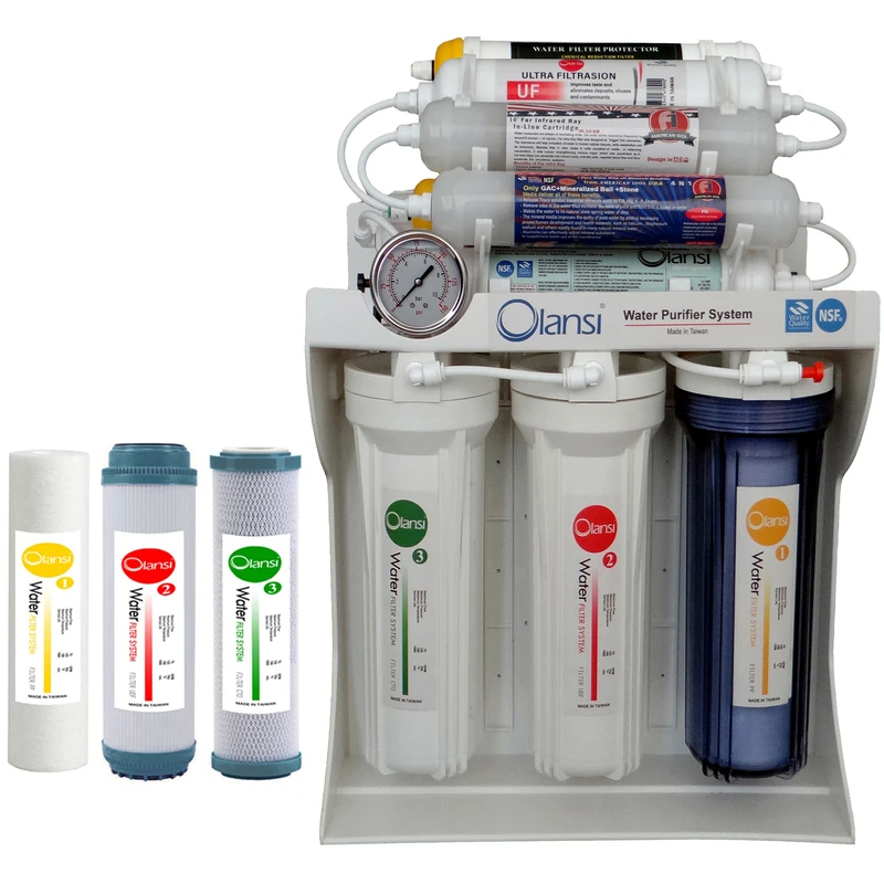 دستگاه تصفیه کننده آب اولانسی مدل RO - FT2980 به همراه فیلتر مجموعه 3 عددی