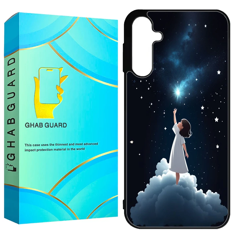 کاور قاب گارد طرح دخترانه مدل GCHPA55 مناسب برای گوشی موبایل سامسونگ Galaxy A55 5G