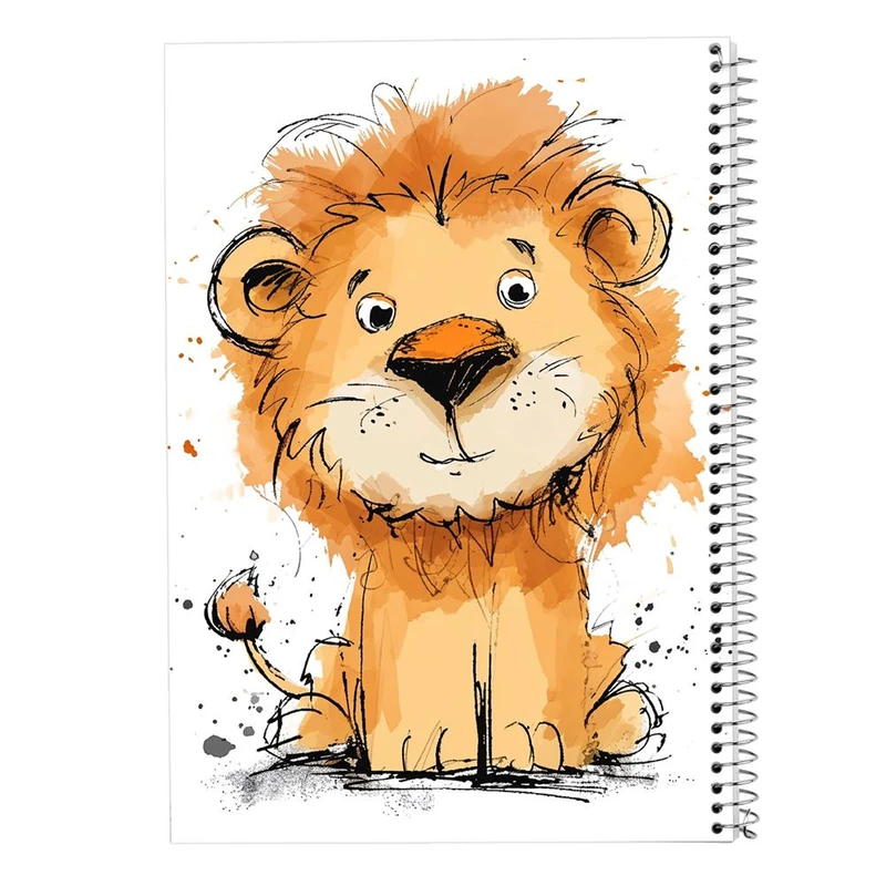 دفتر شطرنجی 50 برگ مدوپد طرح موجودات فانتزی کد DF17122