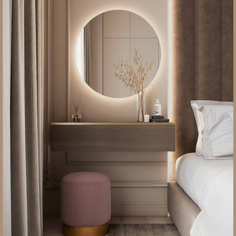 آینه الف طرح گرد کد BA-50