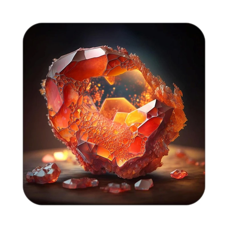 زیر لیوانی کاکتی مدل عاشقانه کد mp10629