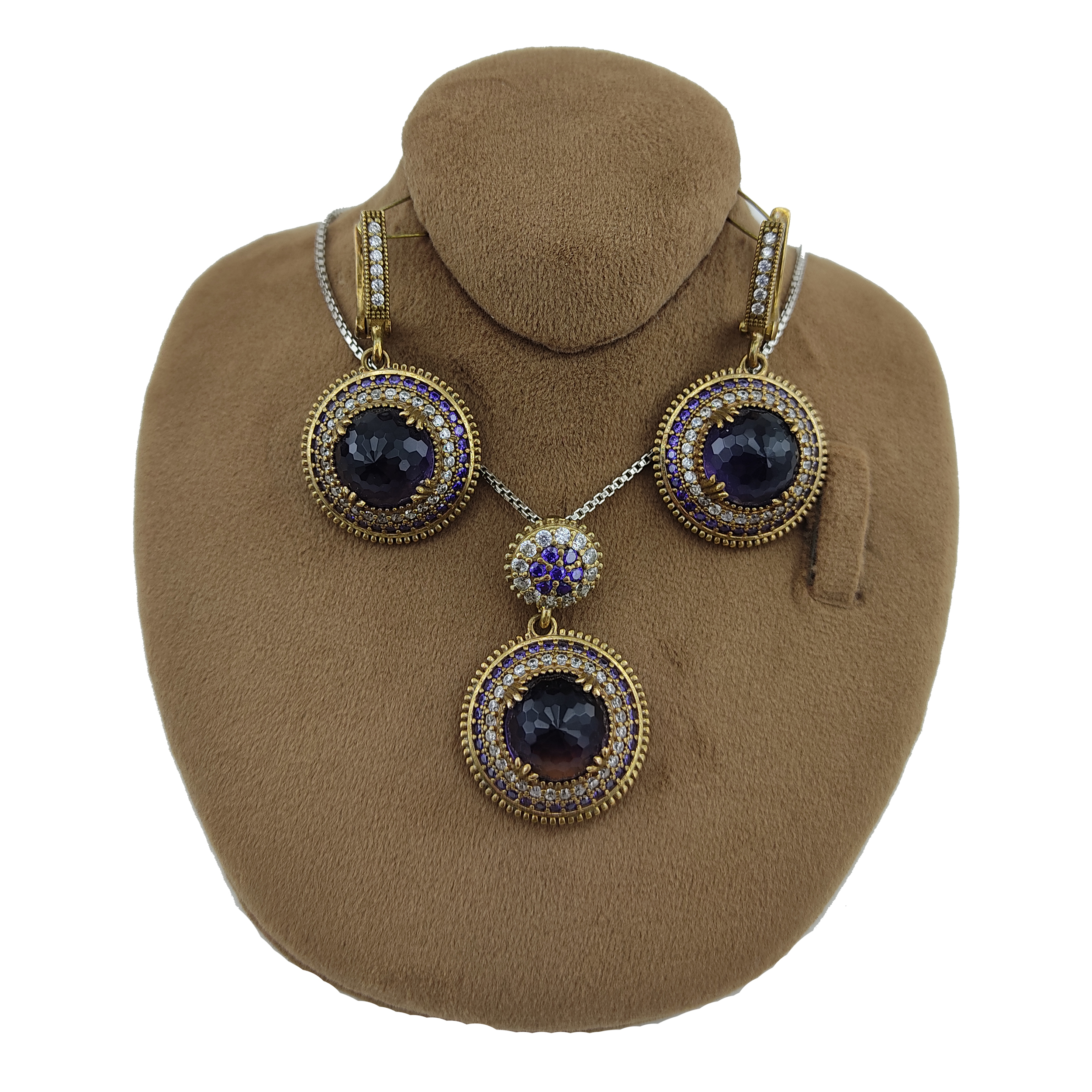 نیم ست نقره زنانه مدل 0203