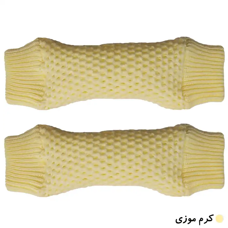 دستکش بافتنی زنانه مدل کشباف Q11