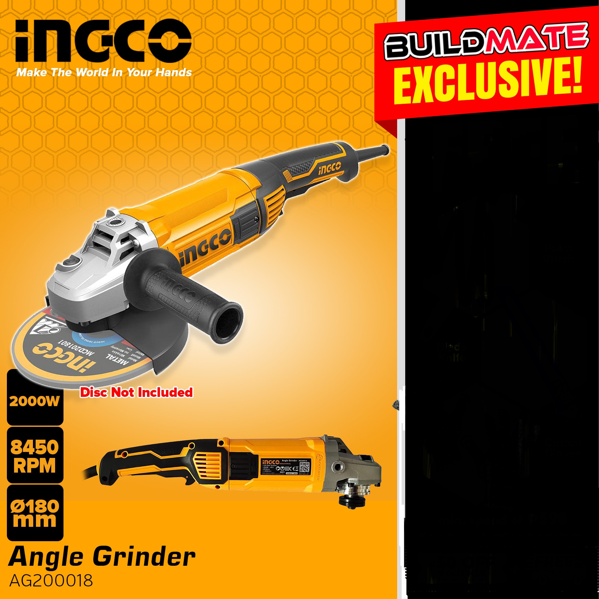 فرز آهنگری اینکو مدل AG-200018-2000W