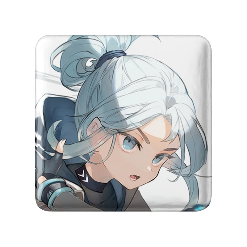 مگنت خندالو طرح بازی ولورانت (Valorant) مدل مربعی کد 33096