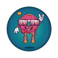 برچسب کنسول بازی مدل دونات کد 1306