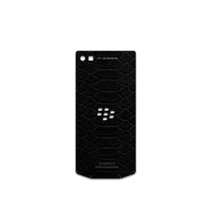 MAHOOT Black-Snake-Leather Cover Sticker for BlackBerry Porsche Design P9982