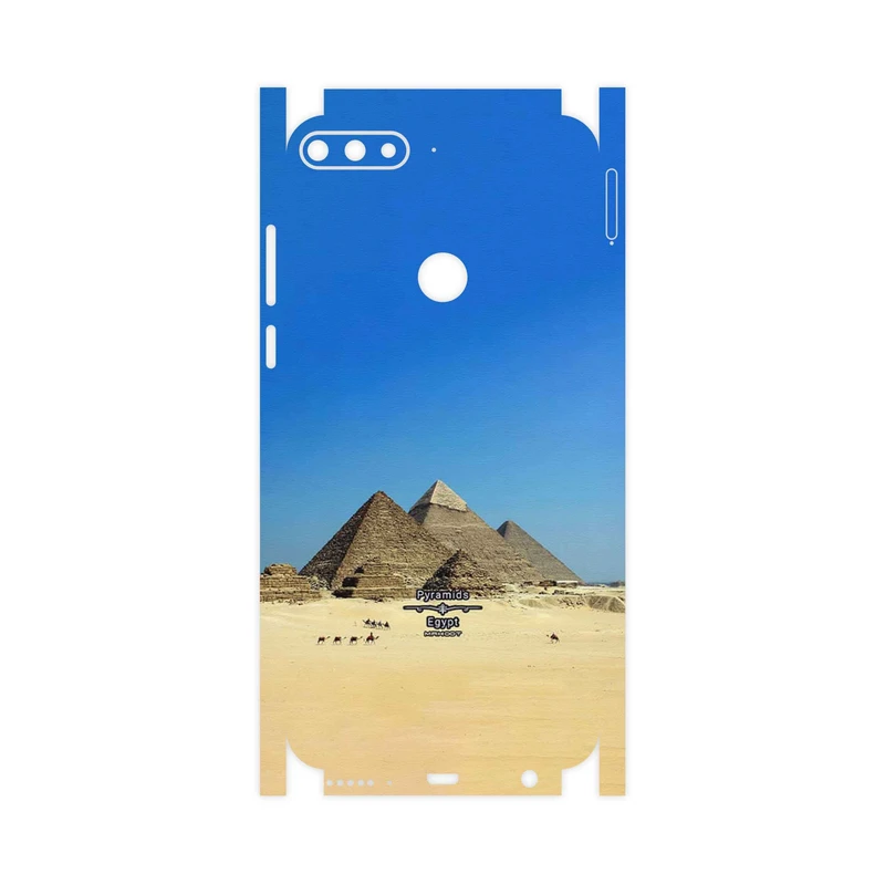برچسب پوششی ماهوت مدل Pyramids of Egypt-FullSkin مناسب برای گوشی موبایل هوآوی Y7 Prime 2018