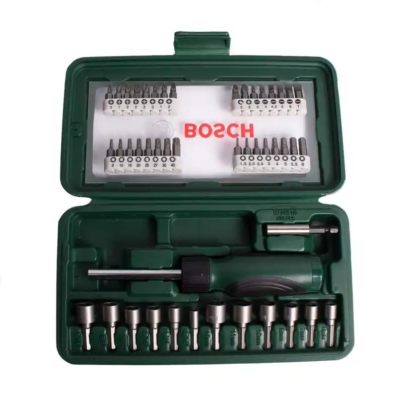 سری پیچ گوشتی آلنی بوش مدل حرفه ای 2607019504 بسته 46 عددی