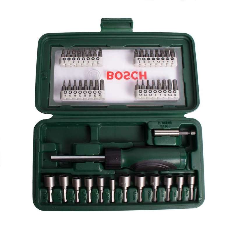 سری پیچ گوشتی آلنی بوش مدل حرفه ای 2607019504 بسته 46 عددی