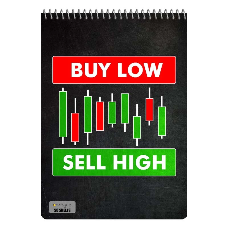 دفتر نقاشی 50 برگ سیمی کارنیکا طرح تریدر Trader کد 57382