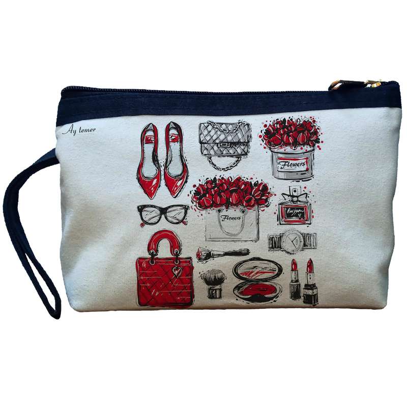 کیف لوازم آرایش زنانه آی تمر مدل اکسسوری کد 220