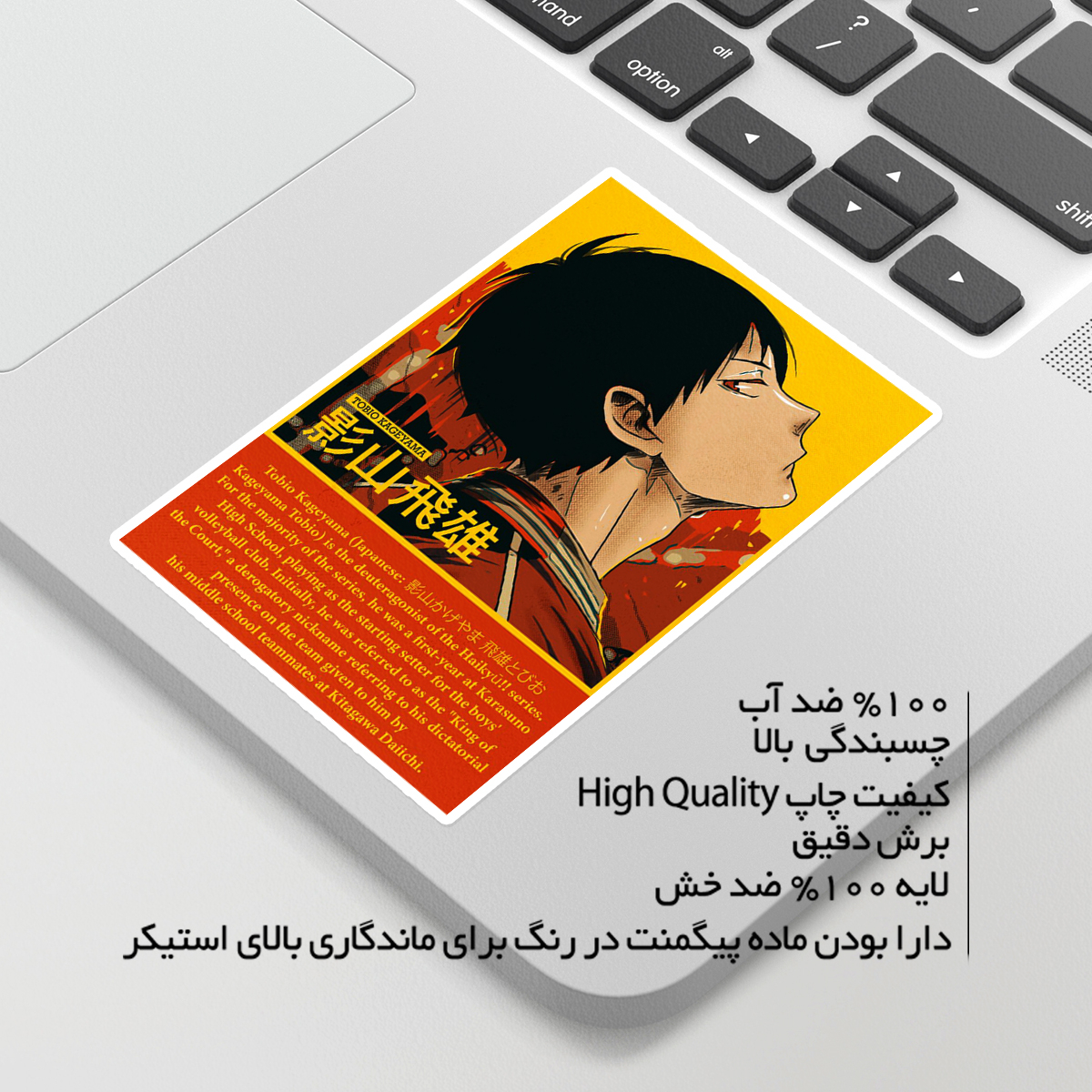 استیکر لپ تاپ ماسا دیزاین طرح ANIME مدل STKA00258