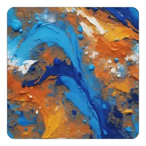 مگنت کاکتی طرح نقاشی رنگ روغن مدل mp69813