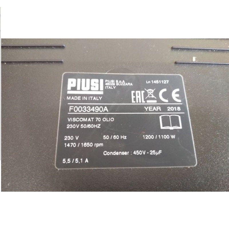 پمپ تخلیه روغن پیوسی مدل F-0033490A- پمپ تخلیه روغن پیوسی مدل F-0033490A-