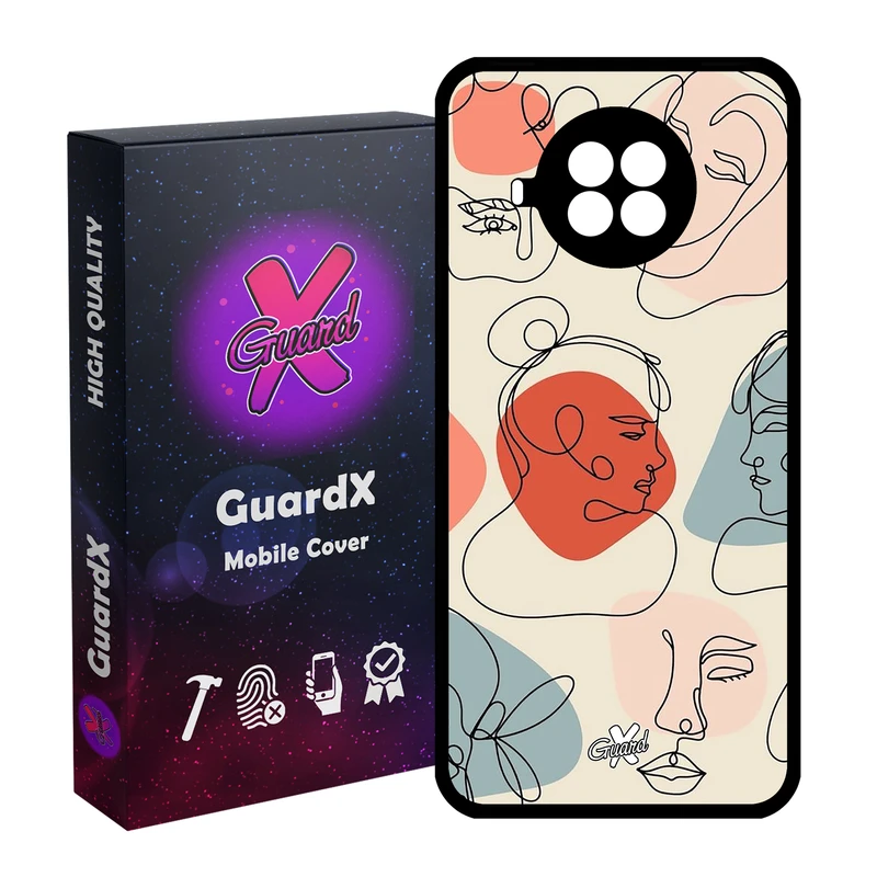 کاور گارد ایکس طرح دختر مدل Glass10363 مناسب برای گوشی موبایل شیائومی Mi 10T Lite / Mi 10I 5G / Redmi NOTE 9 PRO 5G