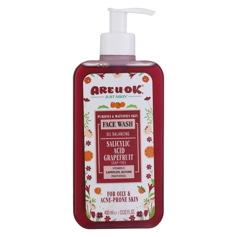 ژل شست‌وشوی صورت آریو اکی مدل تنظیم کننده چربی مناسب پوست‌های چرب و آکنه دار حجم 400 میلی‌لیتر